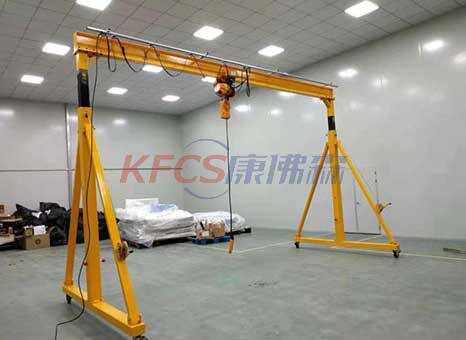 洁净室手推型龙门吊