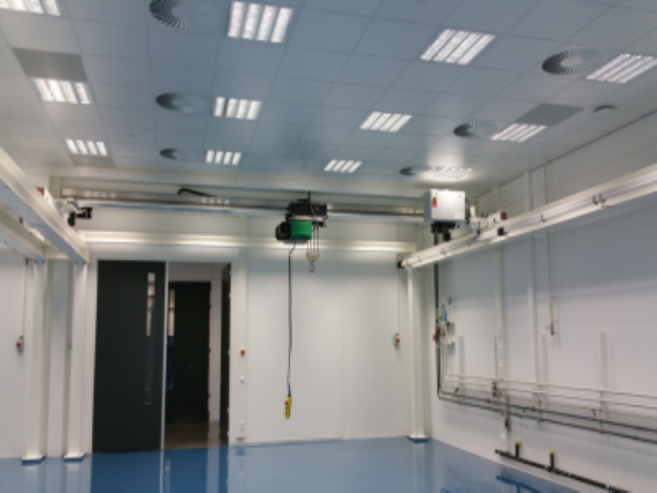 洁净室低净空起重机